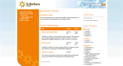 Desktop Screenshot of careers.stbarbara.com.au